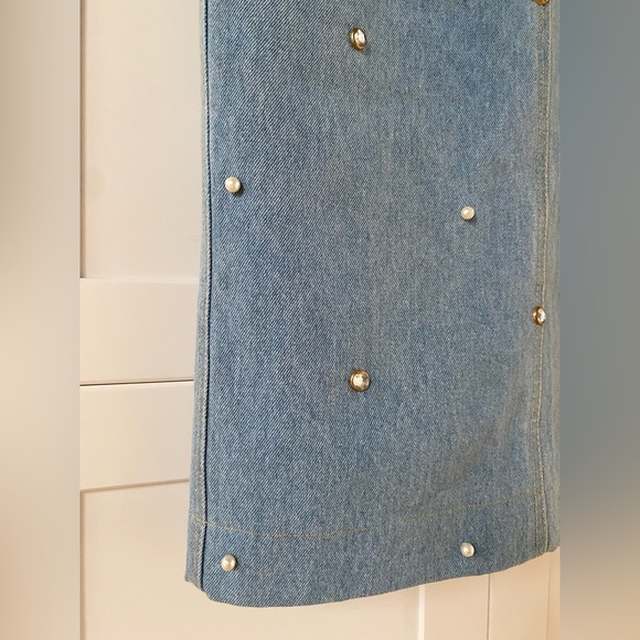 Monique Jeans Embellished Denim Skirt - Picture 5 of 7